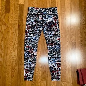 Ankle length pattern lululemon leggings